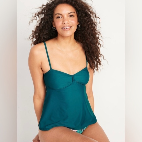NWT! Genteal Soul Knotted A-Line Tankini Swim Top for Women - Multiple 💎 - Picture 8 of 10